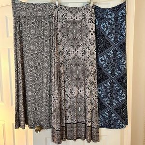 Cynthia Rowley and Green Envelope Maxi Skirts